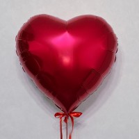 Фольгированное Сердце 81 см красное